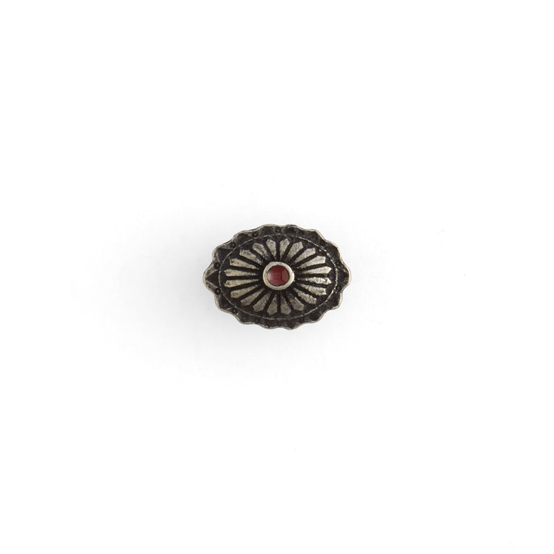 Red Flower Concho - FINAL SALE