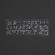 Alphabet Craftaid® 3/4" (1.9 cm)