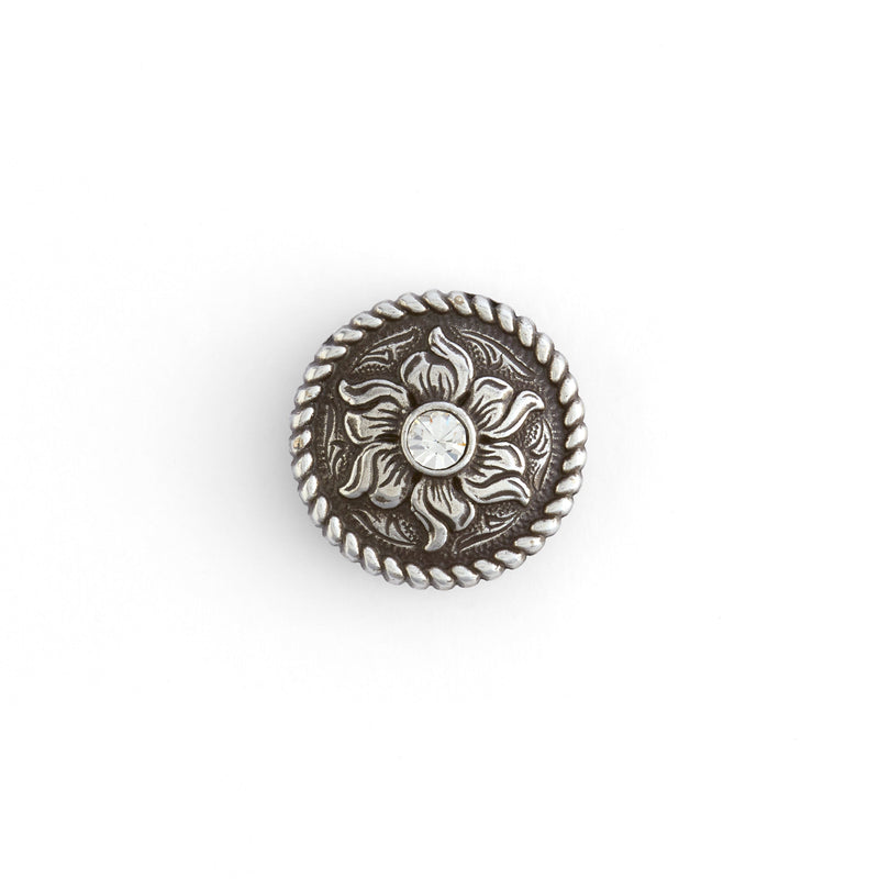 Crystal Flower Concho