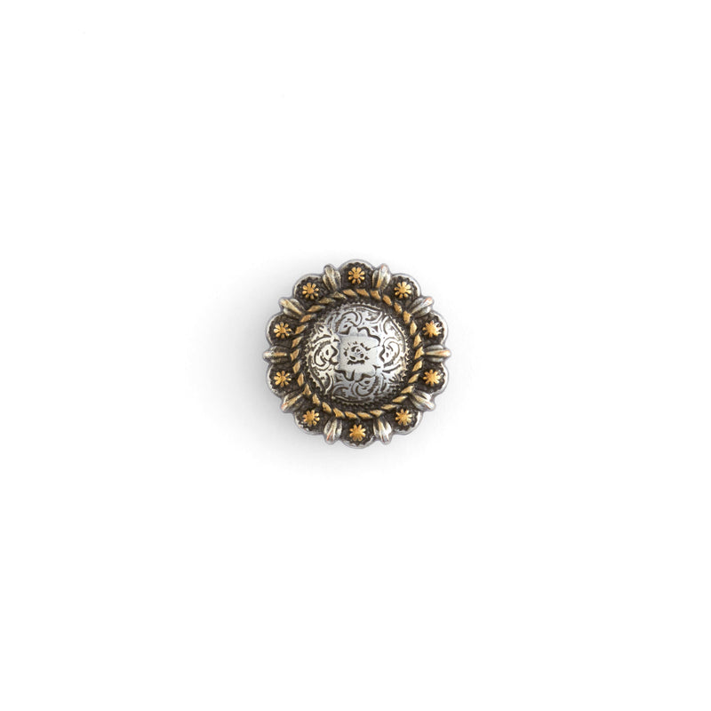 Roped Berry Round Conchos