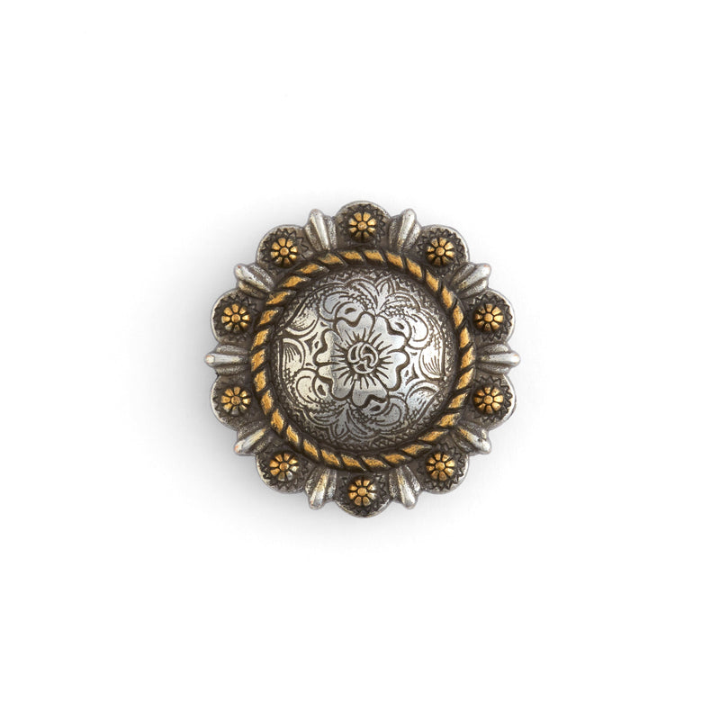 Roped Berry Round Conchos