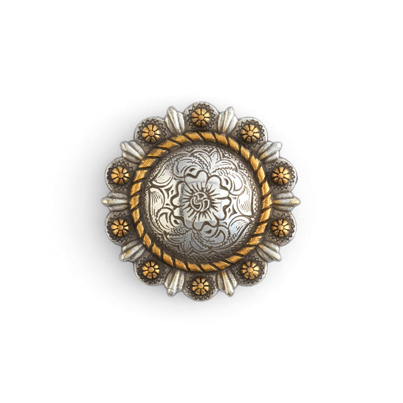 Roped Berry Round Conchos
