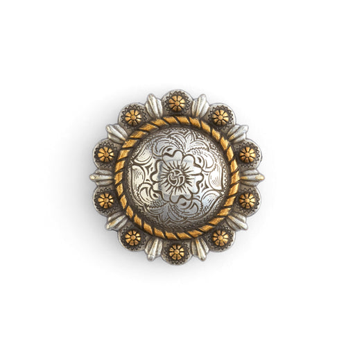 Roped Berry Round Conchos