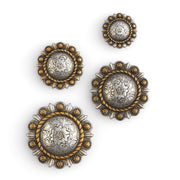 Roped Berry Round Conchos