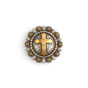Roped Berry Round Conchos With Center Motif