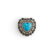 Turquoise Feather Concho
