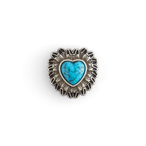 Turquoise Feather Concho