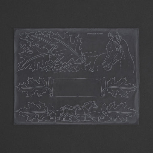Leaves & Horse Belt & Billfold Craftaid®