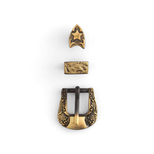 Star Decorative Hatband Buckle Set
