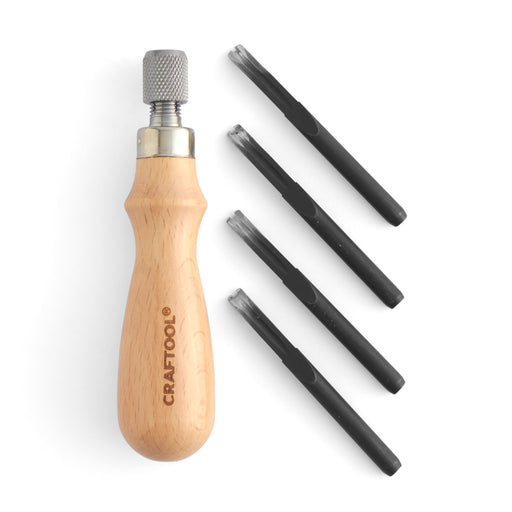 Craftool® Rounded Keen Edge Beveler 4-in-1 Set