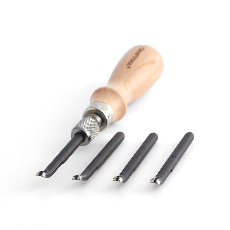 Craftool® Rounded Keen Edge Beveler 4-in-1 Set