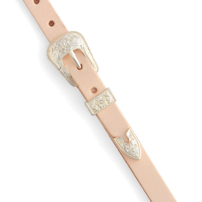 Floral Decorative Hatband Buckle Set