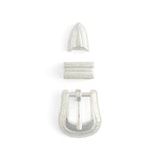 Chain Detail Decorative Hatband Buckle Set