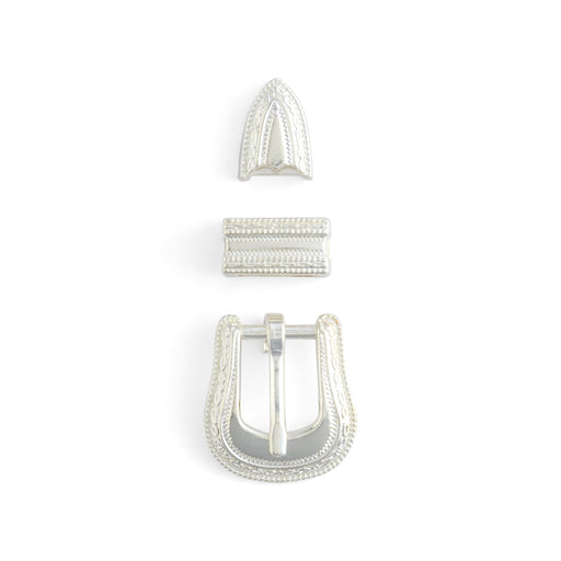 Chain Detail Decorative Hatband Buckle Set