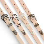 Floral Decorative Hatband Buckle Set