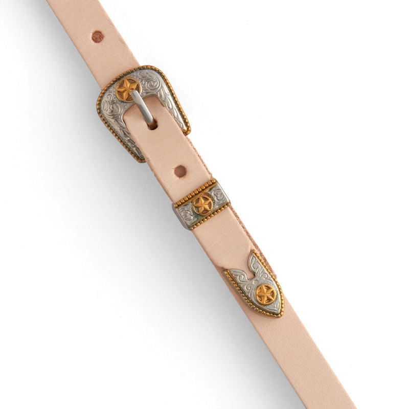 Texas Star Decorative Hatband Buckle Set