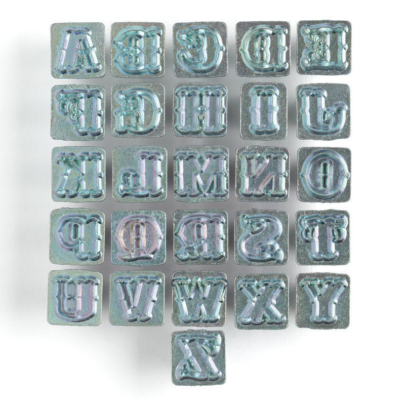 Craftool® Sheridan Alphabet Stamp Set