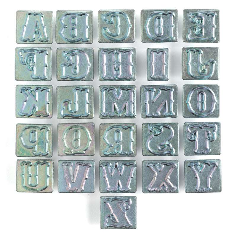 Craftool® Sheridan Alphabet Stamp Set