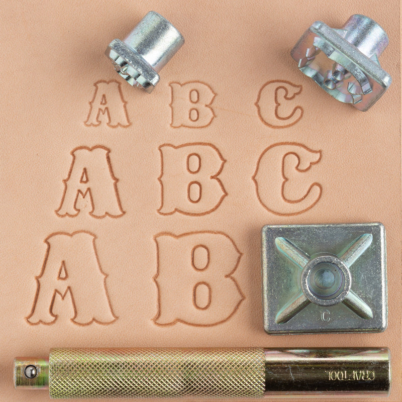 Craftool® Sheridan Alphabet Stamp Set