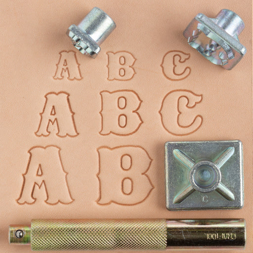 Craftool® Sheridan Alphabet Stamp Set