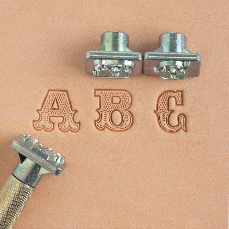 Craftool® Sheridan Leather Art Alphabet Stamp Set