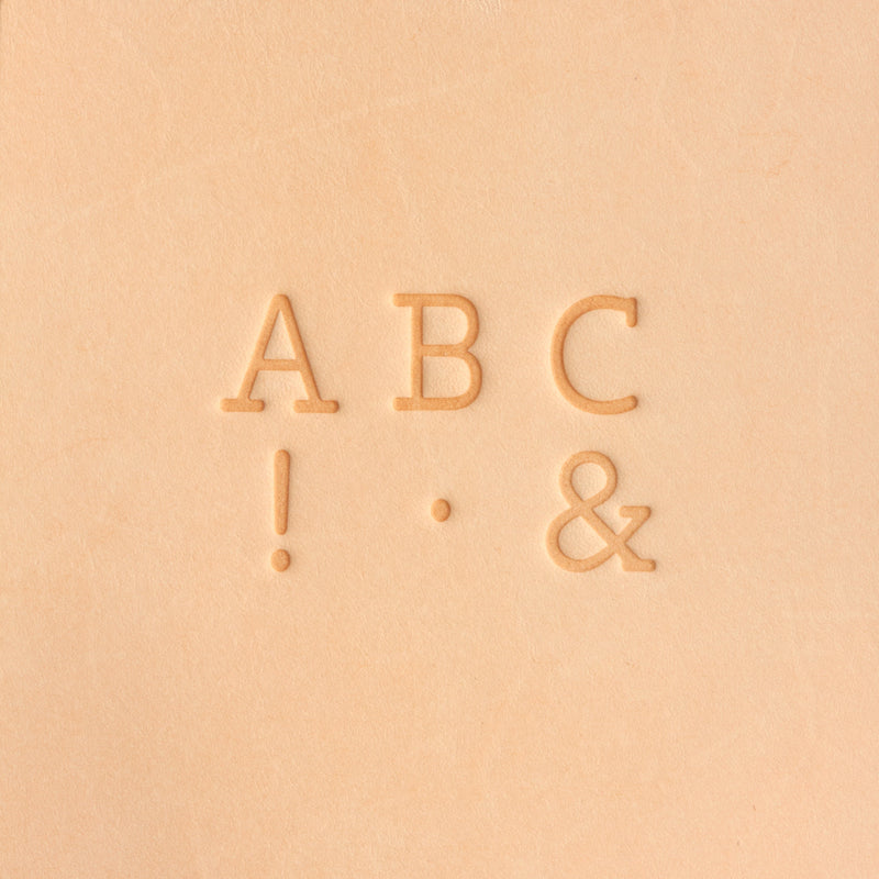 Ensemble de tampons alphabet et chiffres pour machine à écrire Craftool®