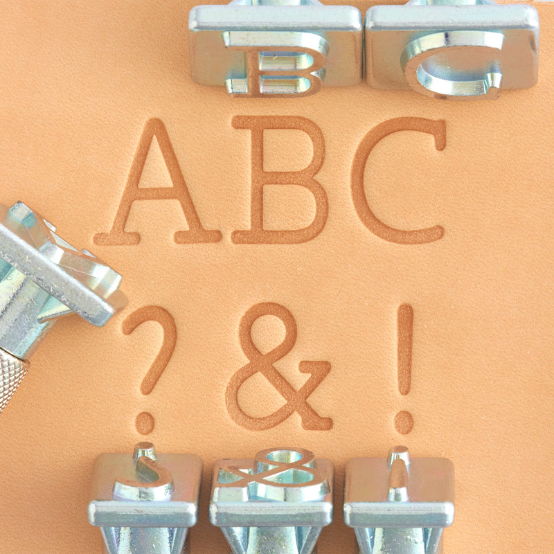 Ensemble de tampons alphabet et chiffres pour machine à écrire Craftool®