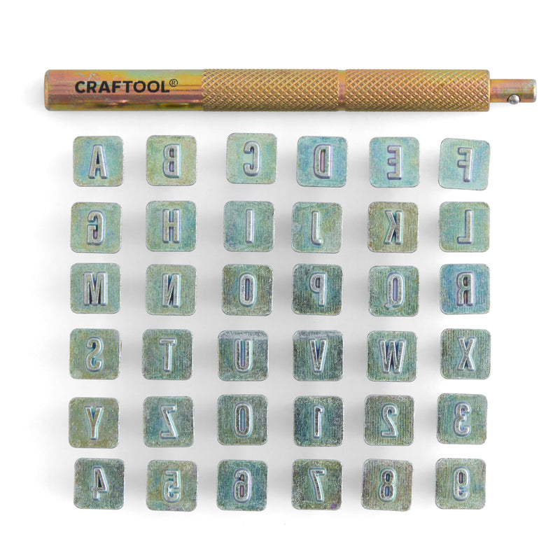 Craftool® Monogram Alphabet Stamp Set