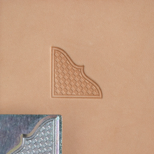 Craftool® Stamp Head Basketweave Corner