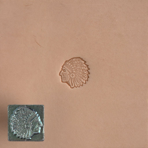 Craftool® Small Stamp Head Indigenous Chief - FINAL SALE