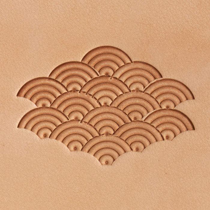 Shell Tile Brass Stamp