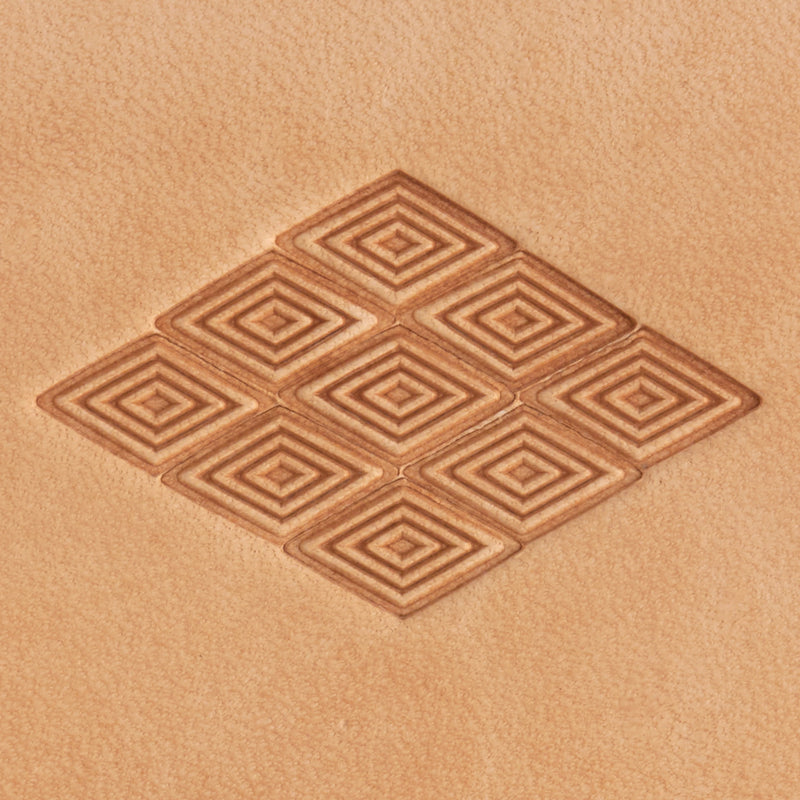 Nested Diamond Brass Stamp