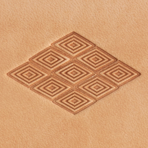 Nested Diamond Brass Stamp