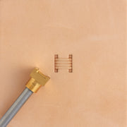 Straw Lattice Weave Brass Stamp
