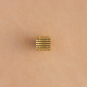 Straw Lattice Weave Brass Stamp