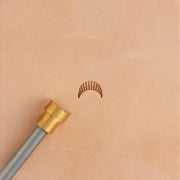 Lined Camo Brass Stamp