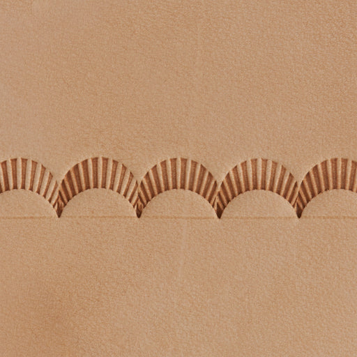 Lined Camo Brass Stamp