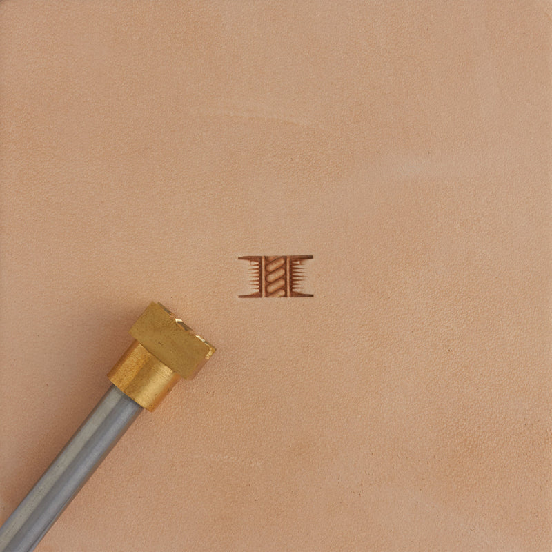 Rope Basket Weave Brass Stamp