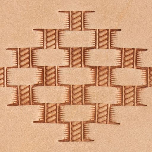 Rope Basket Weave Brass Stamp