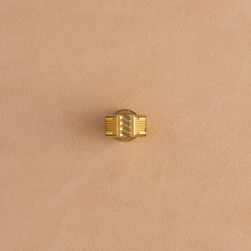 Rope Basket Weave Brass Stamp