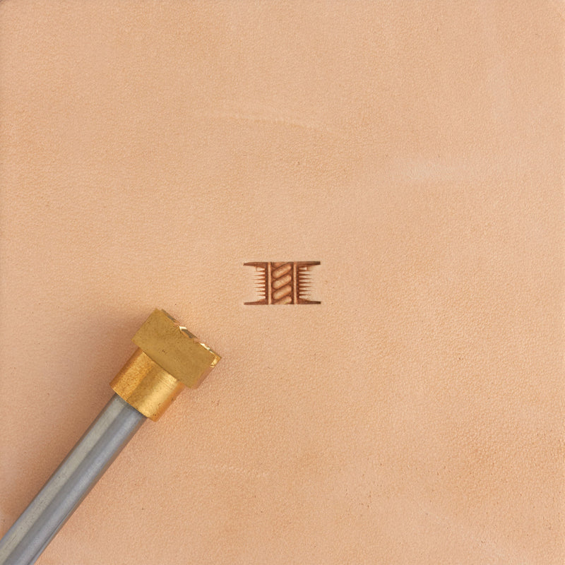 Rope Basket Weave Brass Stamp