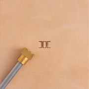 Bar Basket Weave Brass Stamp