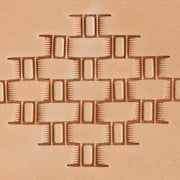Bar Basket Weave Brass Stamp
