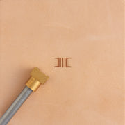 Lined Basket Weave Brass Stamp