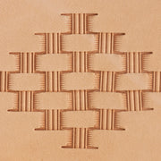 Lined Basket Weave Brass Stamp