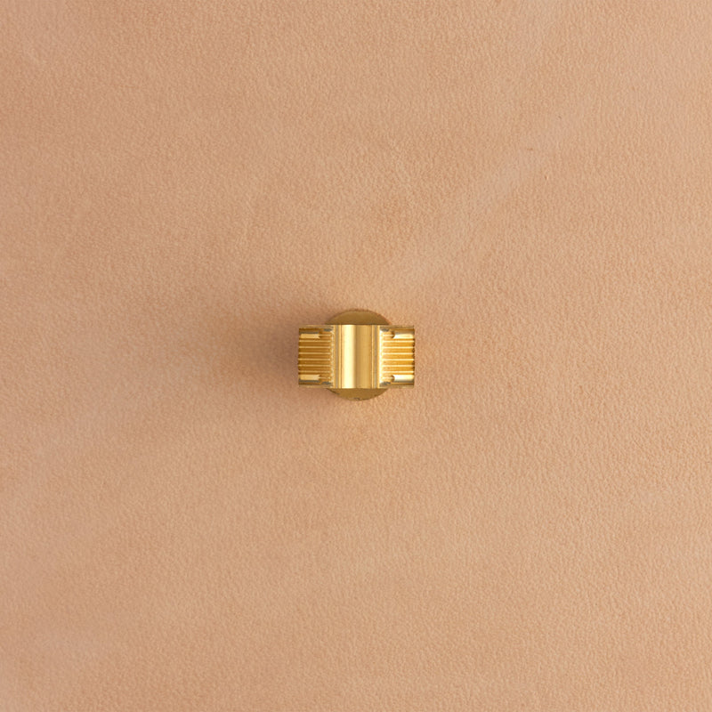 Hallow Basket Weave Brass Stamp