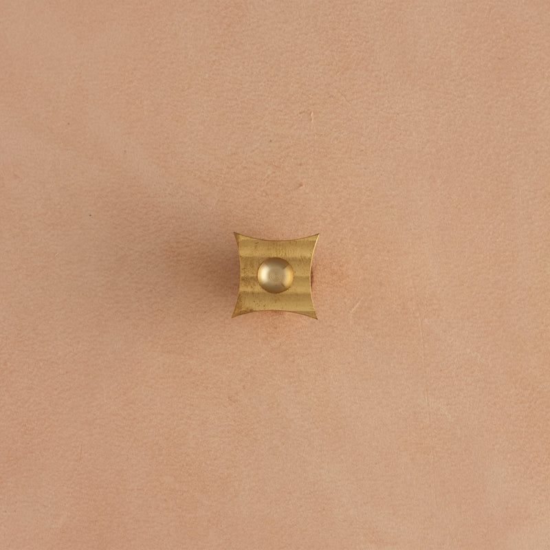 Square Tuft Brass Stamp