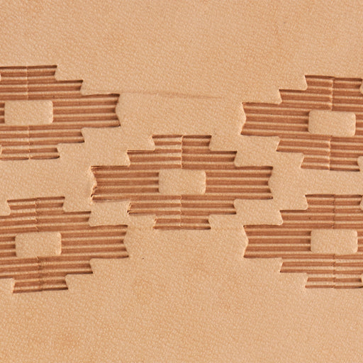 Pyramid Border Brass Stamp