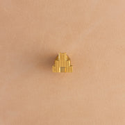 Pyramid Border Brass Stamp