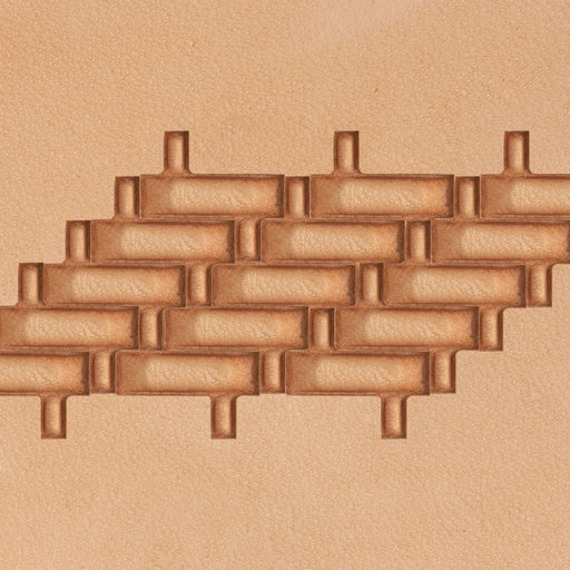 Modern Weave Brass Stamp